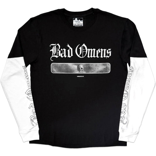 Bad Omens Skull Layered Long Sleeve Front