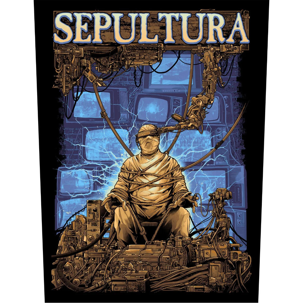 Sepultura Chaos Ad Back Patch Front