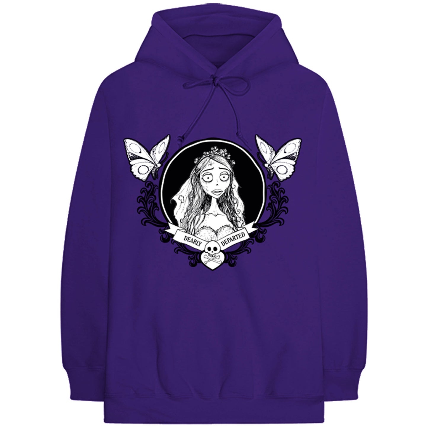 Corpse Bride Dearly Departed Hooded Sweatshirt Front