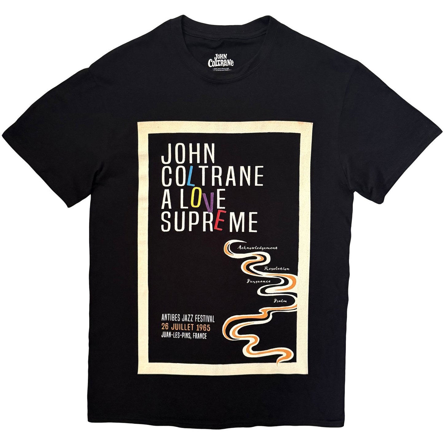 John Coltrane A Love Supreme T-shirt Front