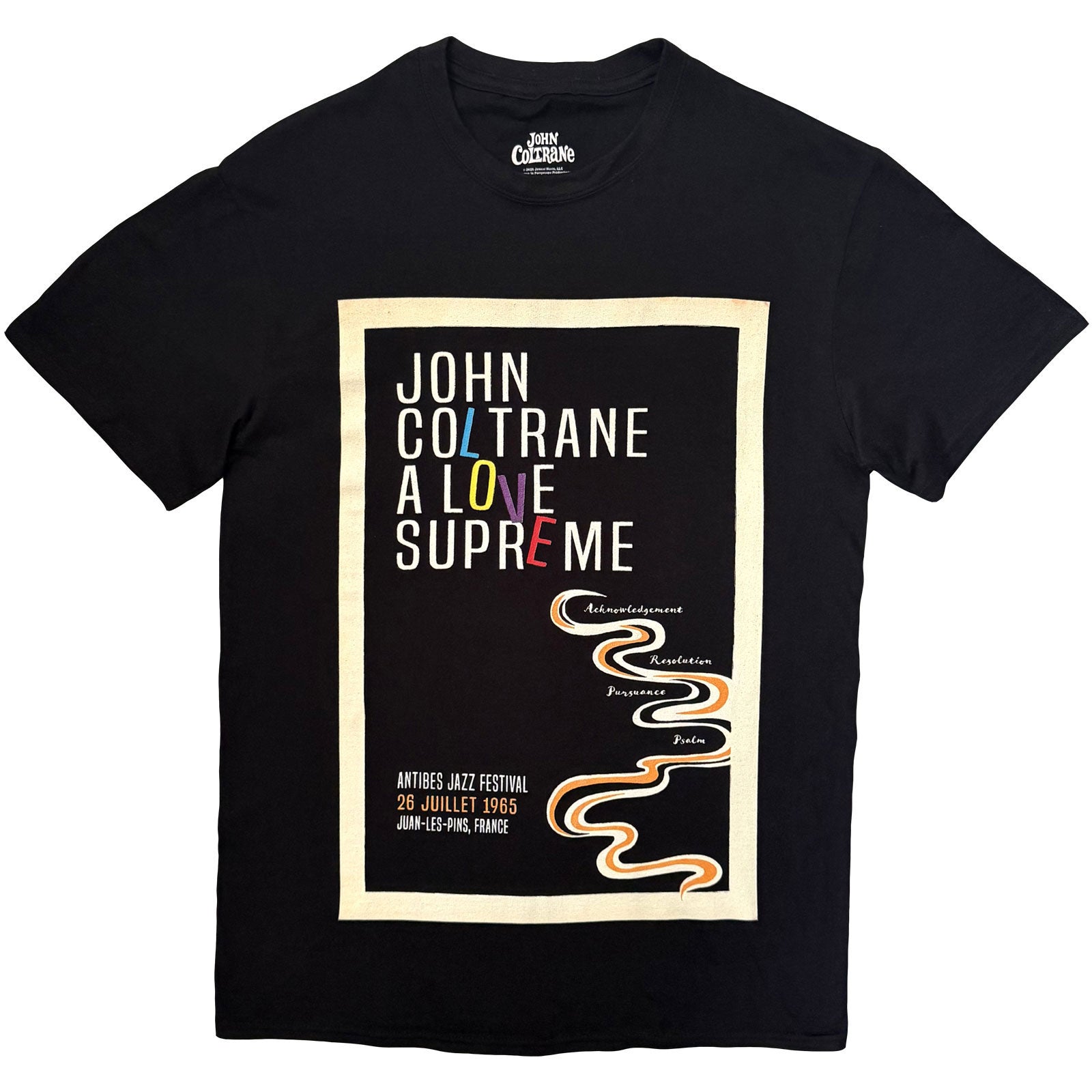 John Coltrane A Love Supreme T-shirt Front