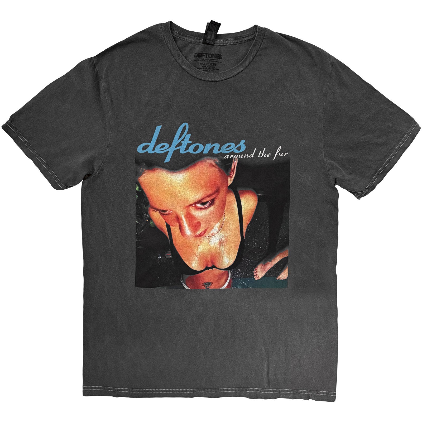 Deftones Around The Fur Dip Dye & Wash T-shirt Front