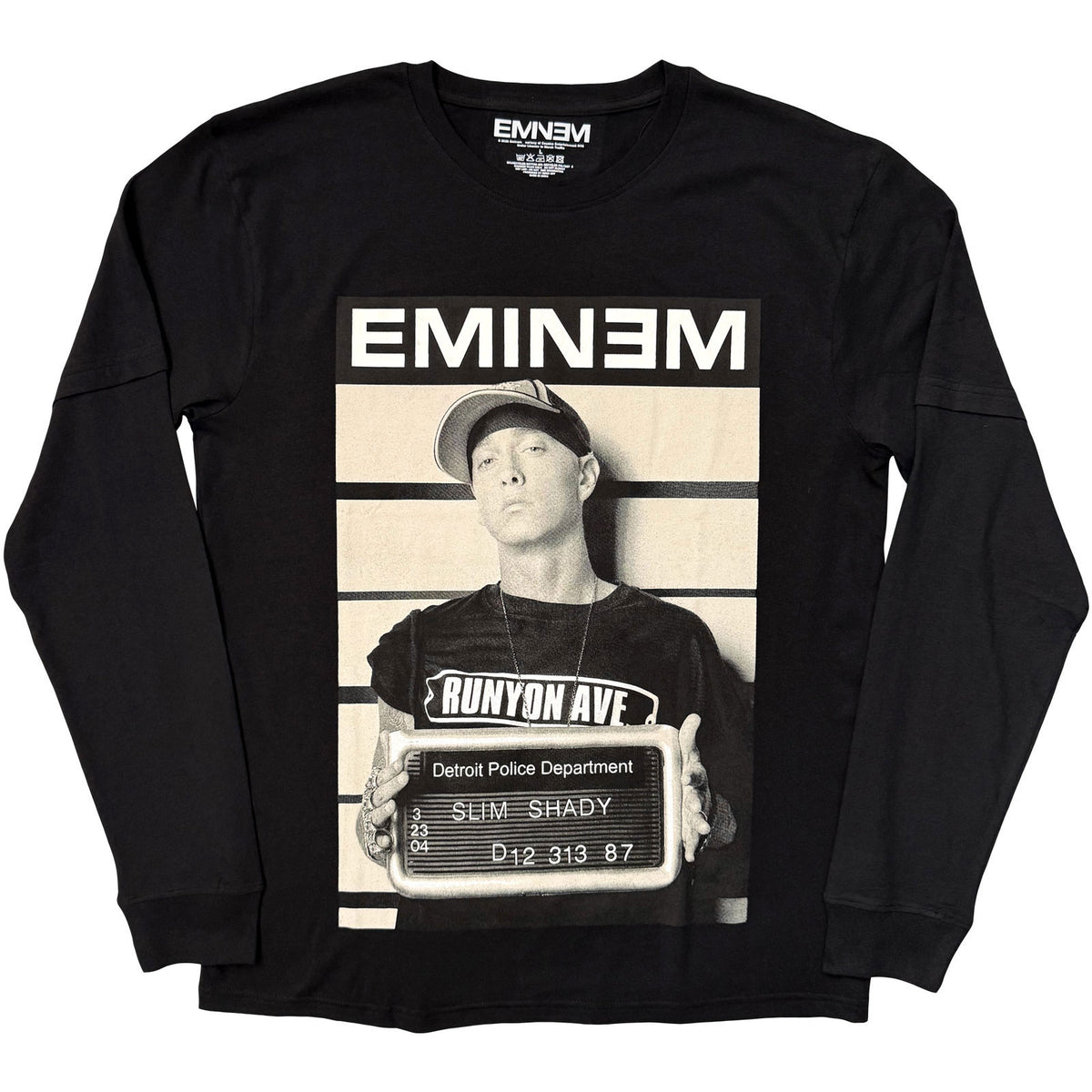 Eminem Arrest Layered Long Sleeve Front