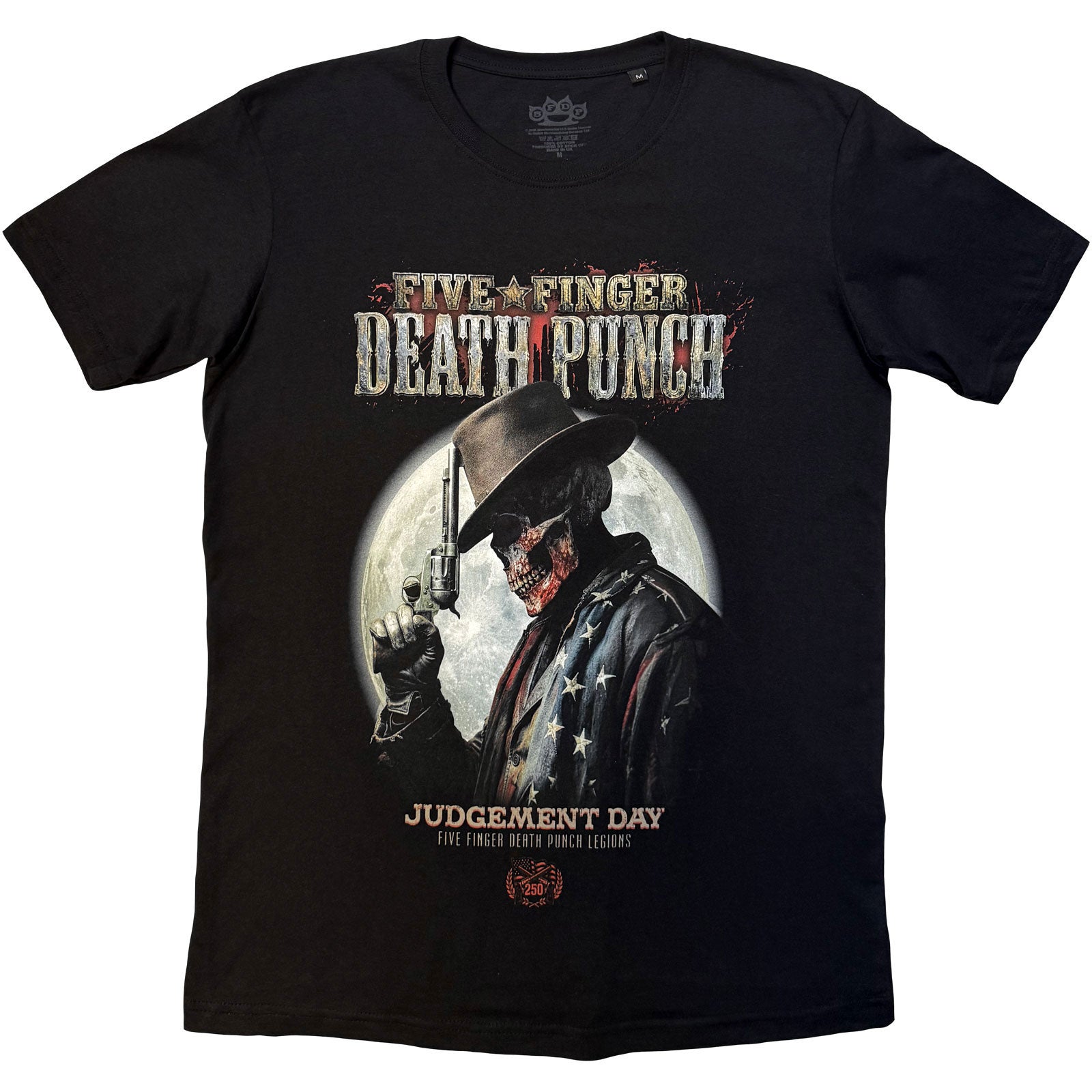 Five Finger Death Punch Judgement Day Moon T-shirt Front