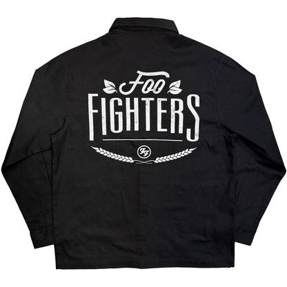 Foo Fighters Text Logo Dress Shirt Back