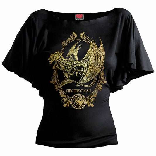 House Of The Dragon Filigree Womens T-shirt Front