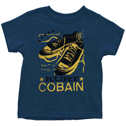 Kurt Cobain Laces Childrens T-shirt Front