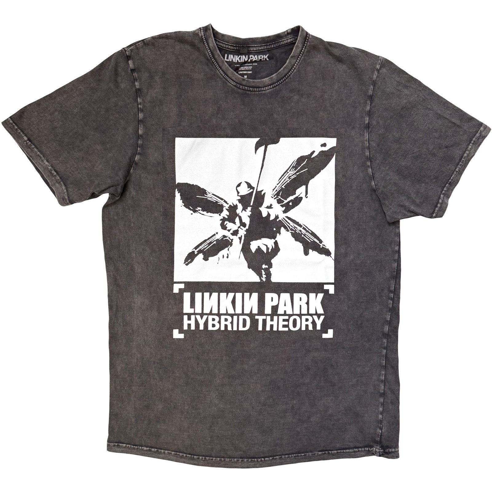 Linkin Park Soldier Hybrid Theory Dip Dye & Wash T-shirt Front