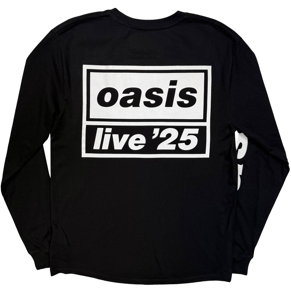 Oasis Live '25 Lockup Long Sleeve Back