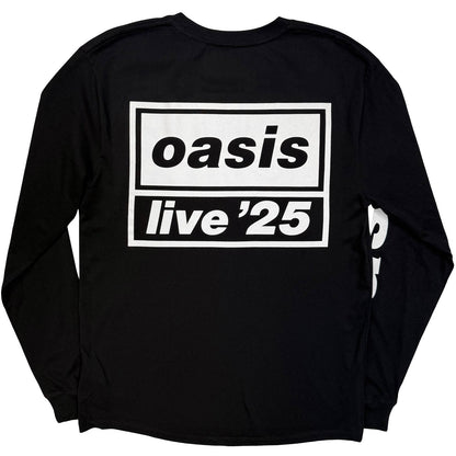 Oasis Live '25 Lockup Long Sleeve Back