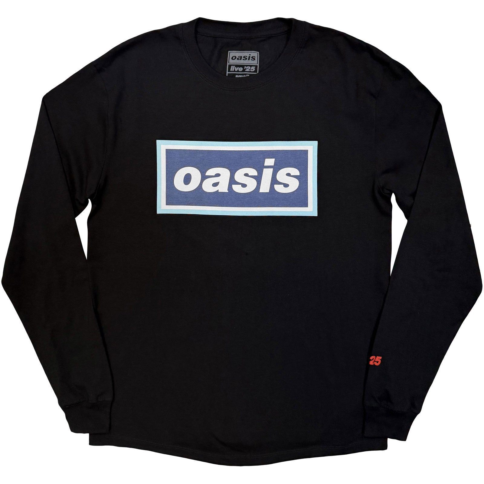 Oasis 96 Blue Logo Long Sleeve Front