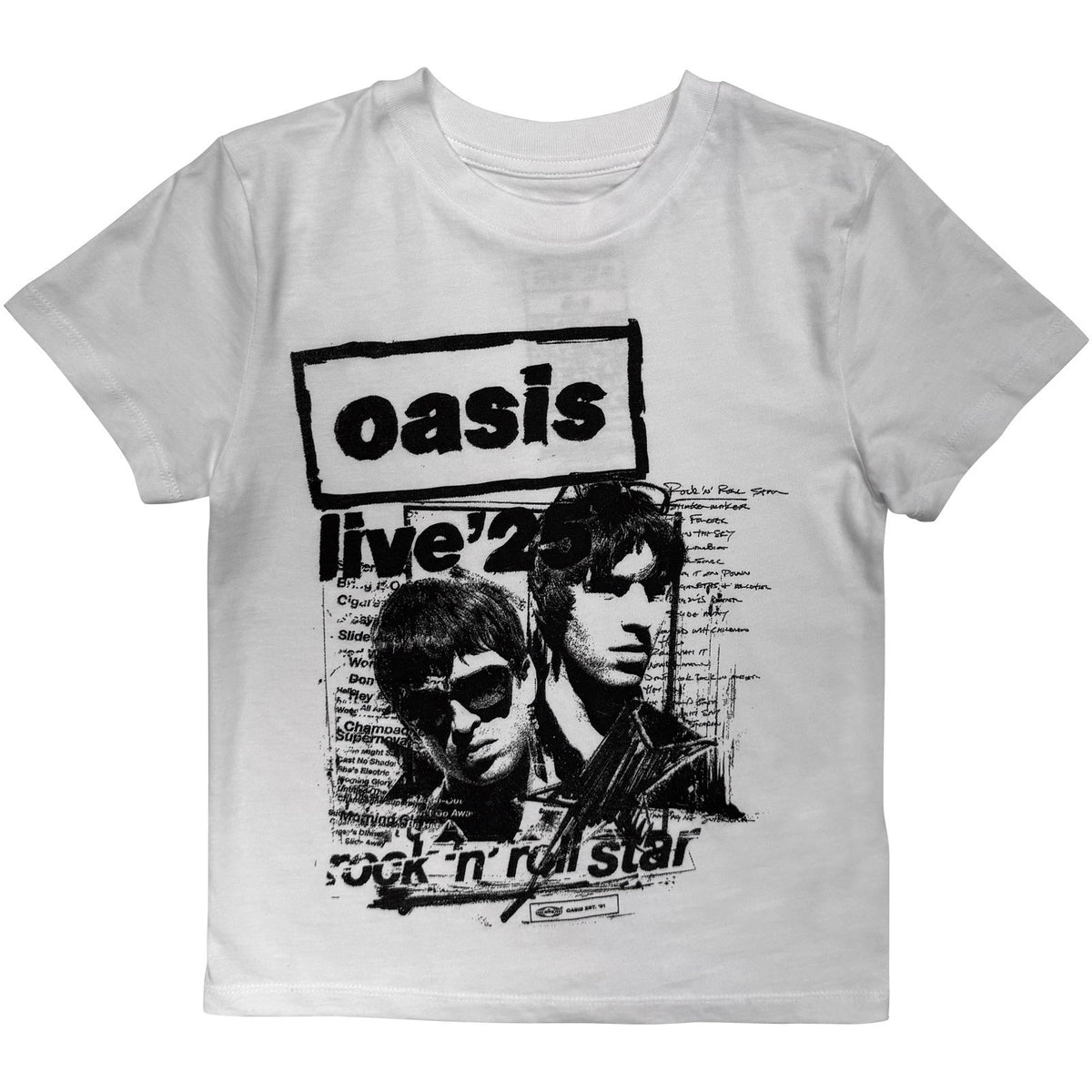 Oasis Live '25 Rock N Roll Star Childrens T-shirt Front