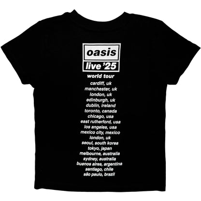 Oasis Wonderwall Live '25 World Childrens T-shirt Back