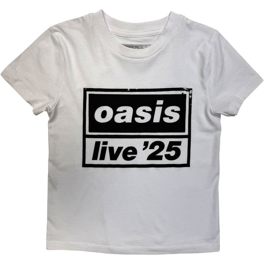 Oasis Live '25 Distressed Lockup Childrens T-shirt Front