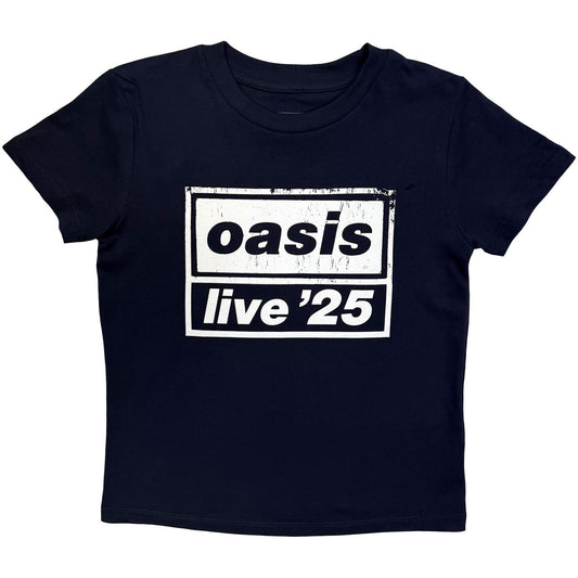 Oasis Live '25 Distressed Lockup Childrens T-shirt Front