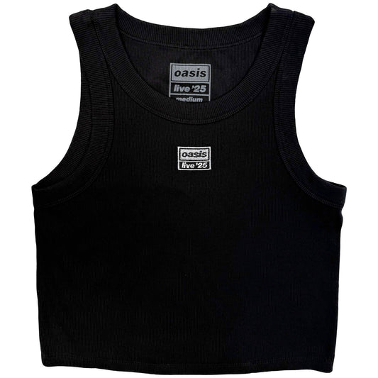 Oasis Live '25 Embroidered Tank Top Mens Tank Front