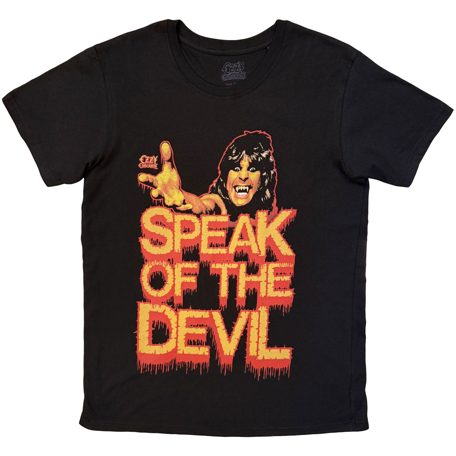 Ozzy Osbourne Speak Of The Devil Dripping T-shirt Front