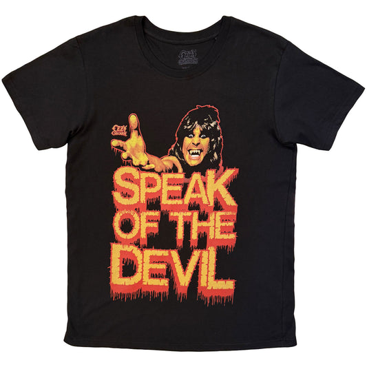 Ozzy Osbourne Speak Of The Devil Dripping T-shirt Front