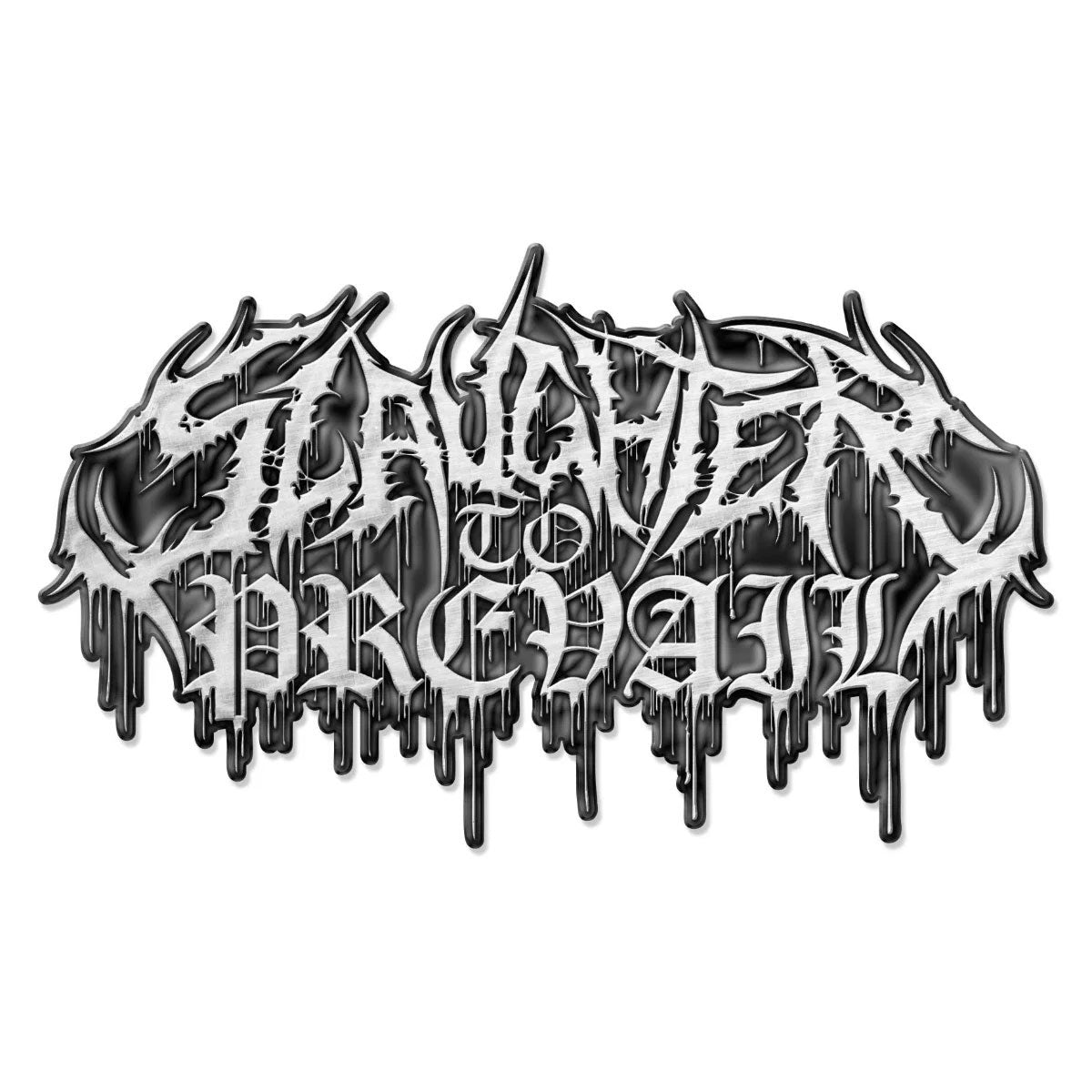 Slaughter To Prevail Logo Pewter Pin Badge Front