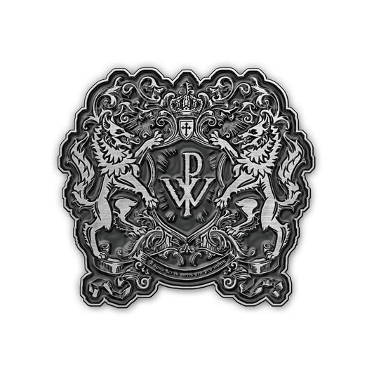 Powerwolf Crest Pewter Pin Badge Front