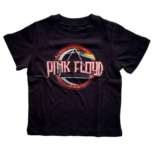 Pink Floyd Vintage Dark Side Of The Moon Seal Childrens T-shirt Front