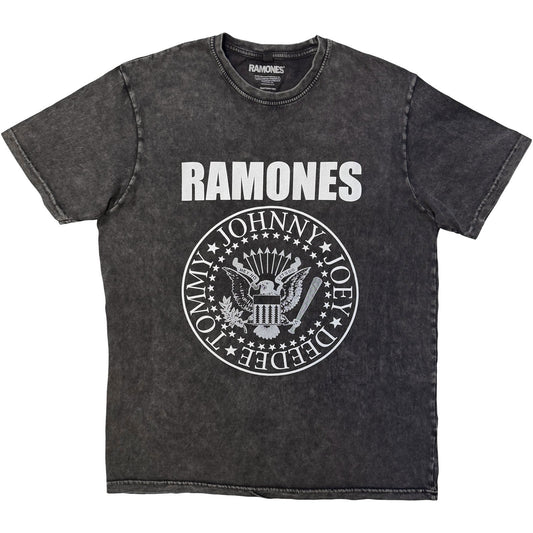 Ramones Presidential Seal Dip Dye & Wash T-shirt Front