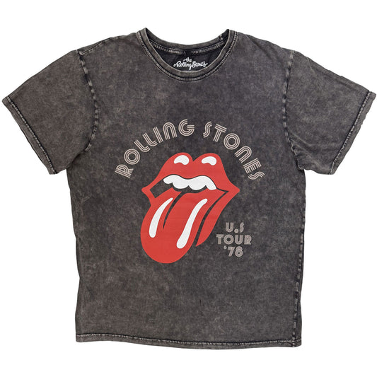 Rolling Stones Us Tour '78 Dip Dye & Wash T-shirt Front