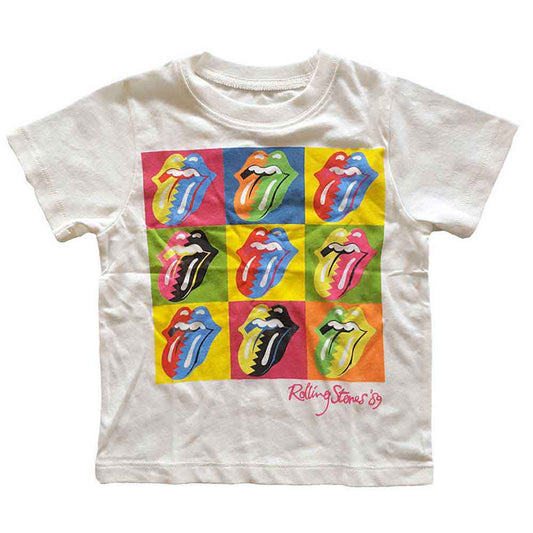 Rolling Stones Two-tone Tongues Childrens T-shirt Front