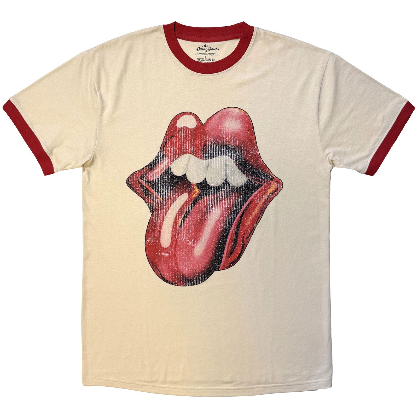 Rolling Stones Foreign Tongues Logo T-shirt Front
