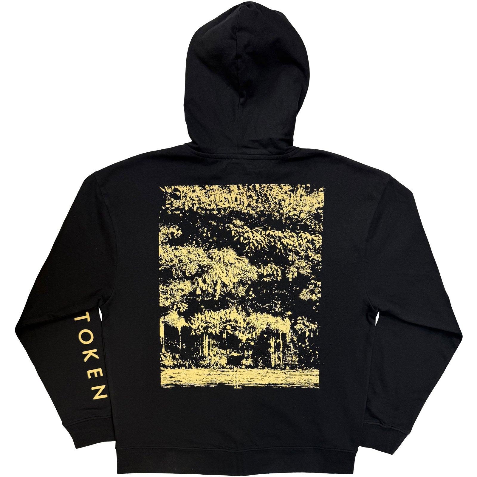 Sleep Token Patch Zippered Hooded Sweatshirt Back