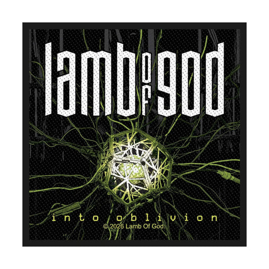 Lamb Of God Into Oblivion Woven Patch Front