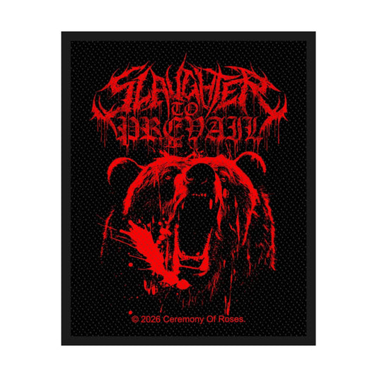 Slaughter To Prevail Grizzly Woven Patch Front