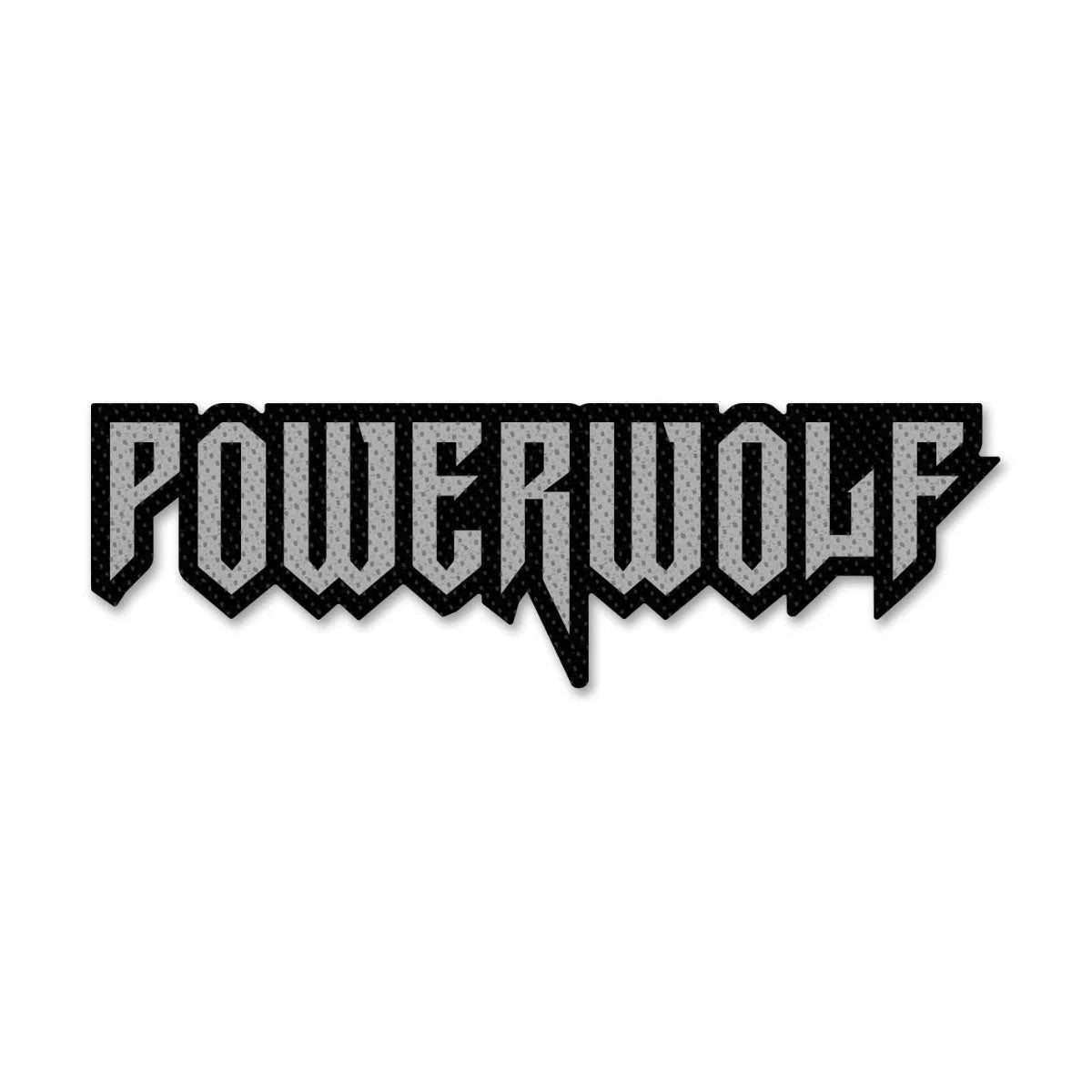 Powerwolf Logo Cut Out Woven Patch Front