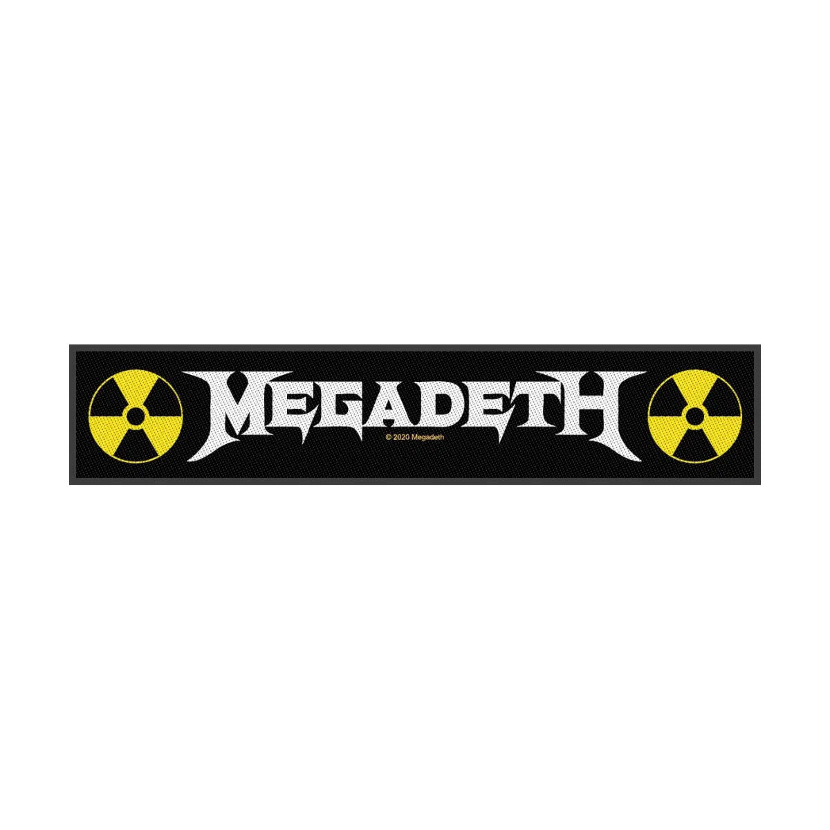 Megadeth Logo Strip Back Patch Front