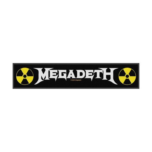 Megadeth Logo Strip Back Patch Front