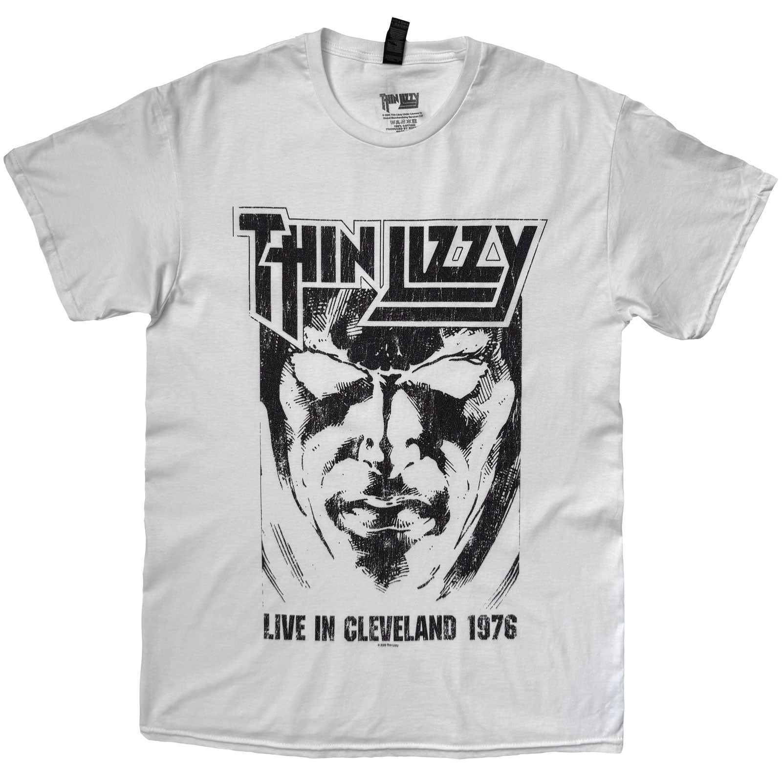 Thin Lizzy Jailbreak Live In Cleveland '76 T-shirt Front