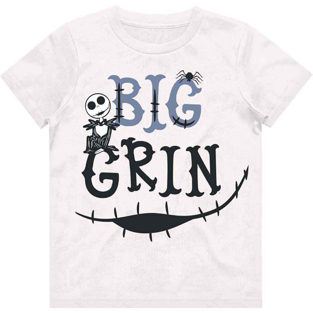 Nightmare Before Christmas Big Grin Childrens T-shirt Front