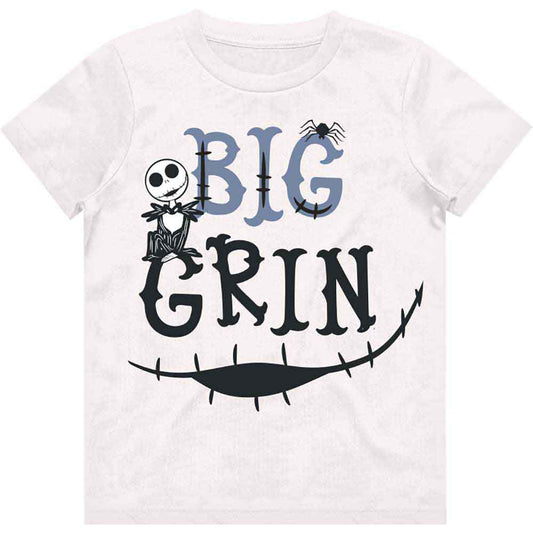 Nightmare Before Christmas Big Grin Childrens T-shirt Front