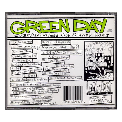 Green Day 1,039/Smoothed Out Slappy Hours CD Back