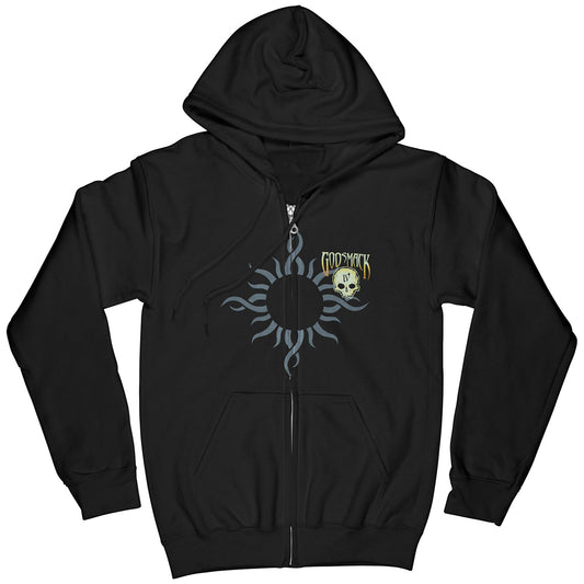 Godsmack IV Skull Zippered Hooded Sweatshirt Front