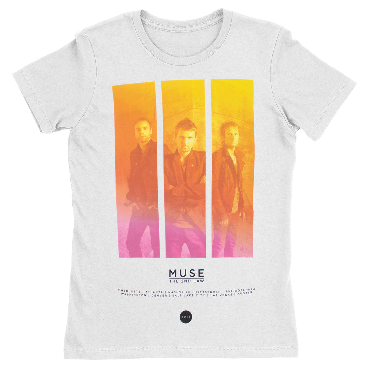 Muse The Second Law 2013 Tour Junior Top Front