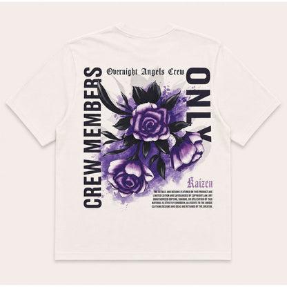 Overnight Angels Crew Kaizen Roses (Rockabilia Exclusive) T-shirt Back