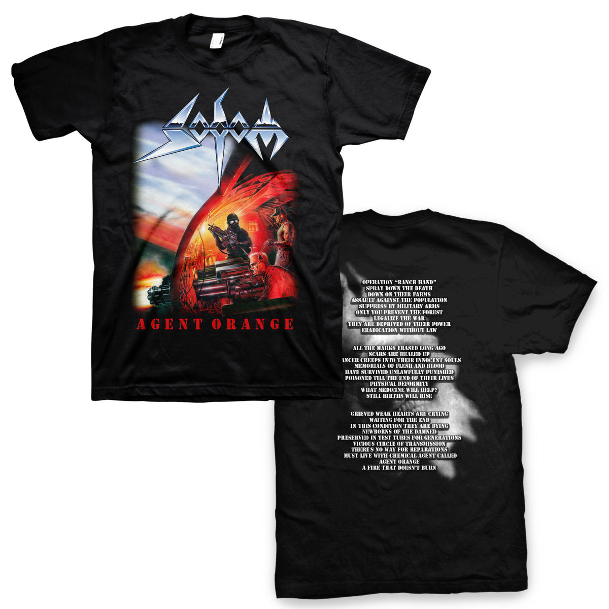 Sodom Agent Orange T-shirt Front