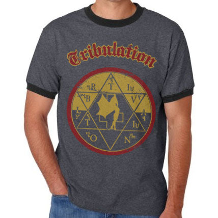Tribulation Sabbath Ringer T-shirt Front