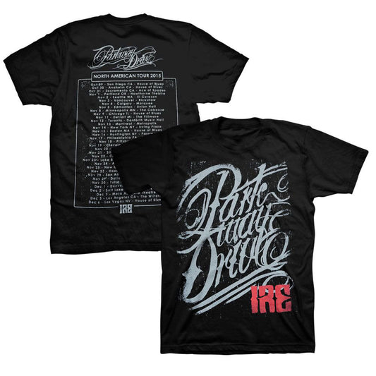 Parkway Drive IRE 2015 North American Tour T-shirt Front