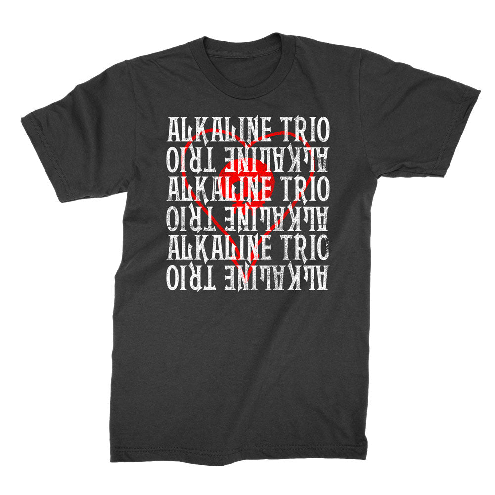 Alkaline Trio Heartskull Repeat Logo T-shirt Front