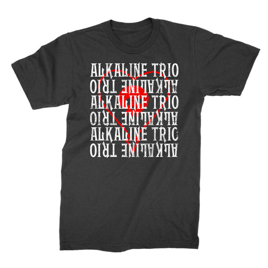 Alkaline Trio Heartskull Repeat Logo T-shirt Front