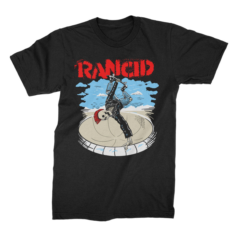 Rancid Skate Skele-tim T-shirt Front