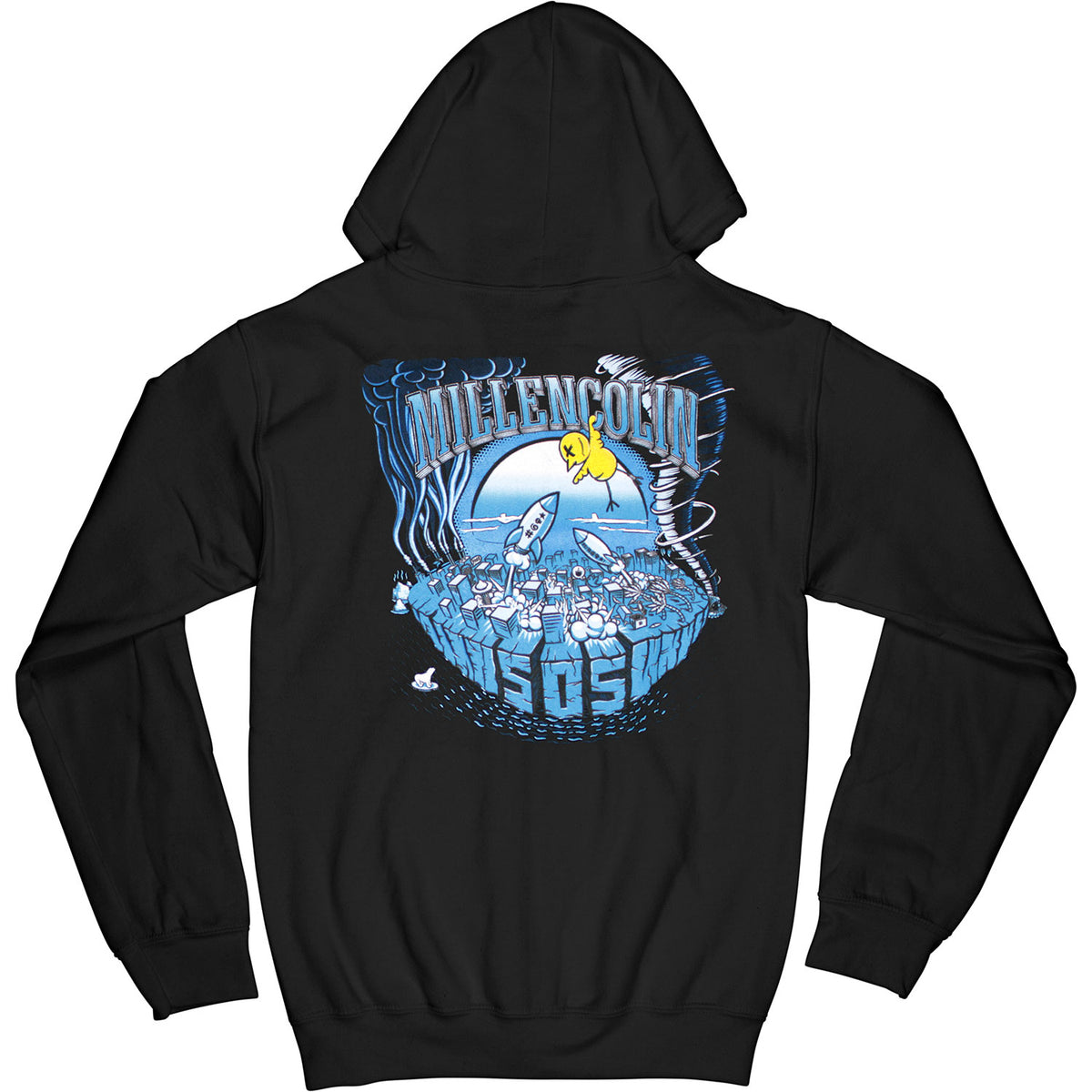 Millencolin SOS Zippered Hooded Sweatshirt Back