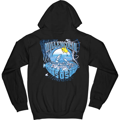Millencolin SOS Zippered Hooded Sweatshirt Back